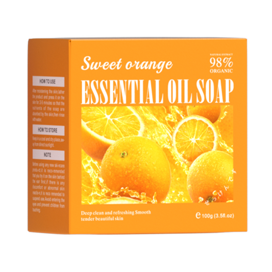 SWEET ORANGE ESSENTIAL OIL SOAP Der.J