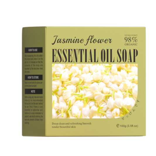 JASMINE FLOWER ESSENTIAL OIL SOAP Der.J